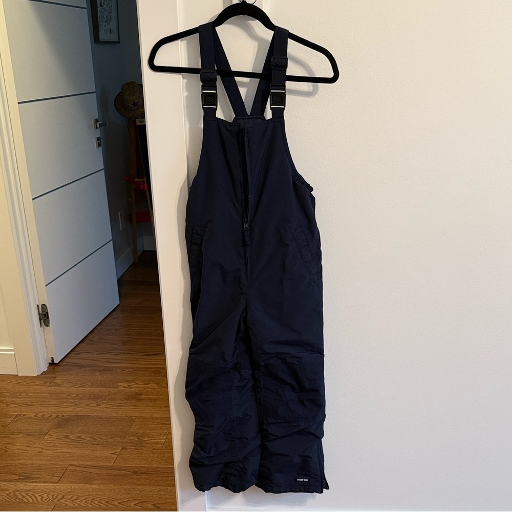 Lands' End Dark Blue Snow Bib Size 8